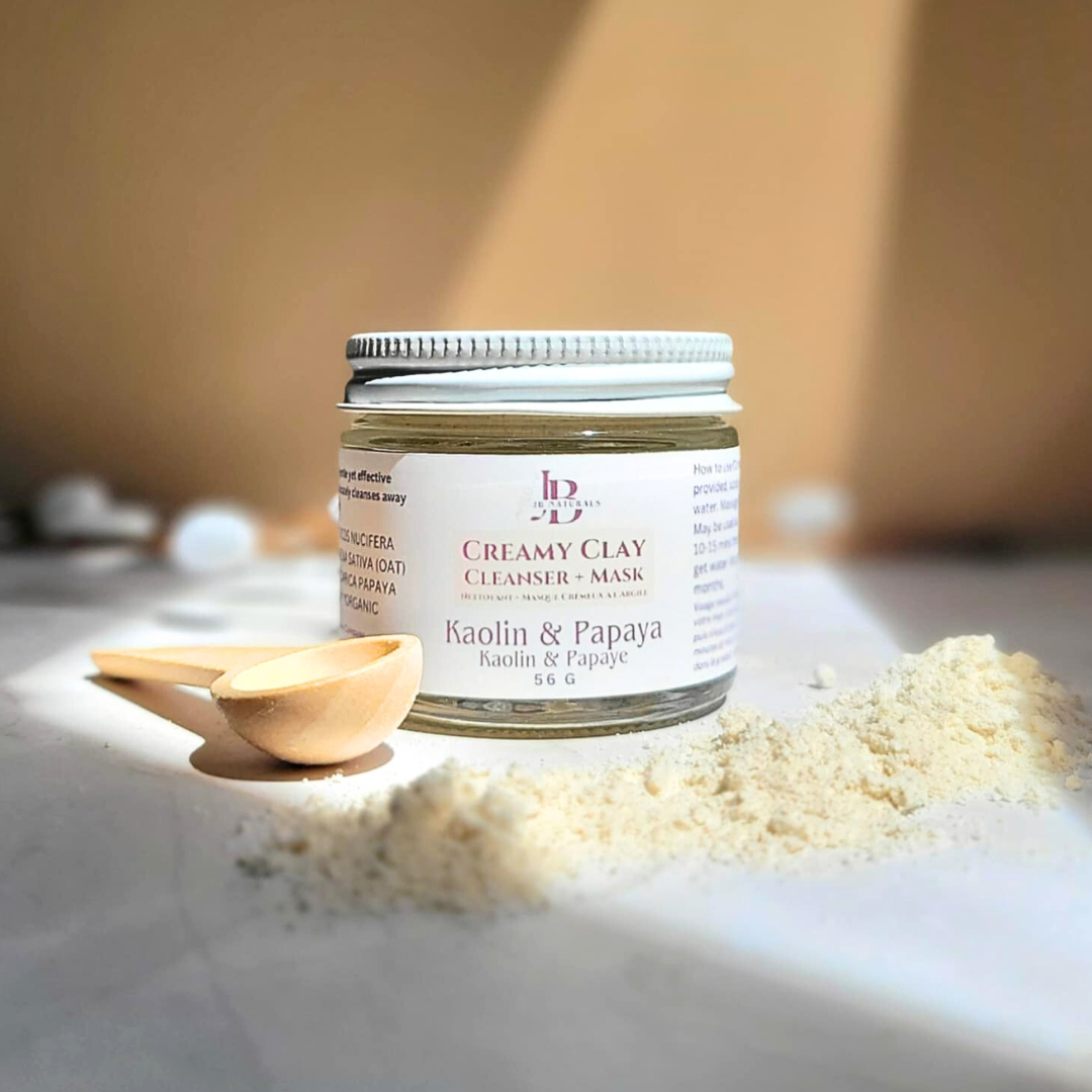 Creamy Clay Cleanser + Mask- Kaolin & Papaya