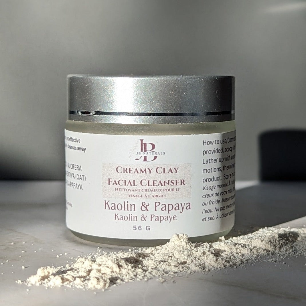 Creamy Clay Facial Cleanser- Kaolin & Papaya